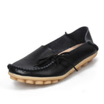 Soft Leisure Flats Women Leather Shoes