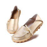 Soft Leisure Flats Women Leather Shoes