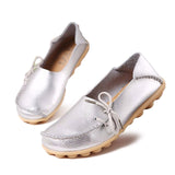 Soft Leisure Flats Women Leather Shoes