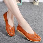 Flats For Women  Comrfort Genuine Leather Flat Shoes