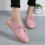 NAUSK Genuine Leather Summer Loafers Women Casual Shoes