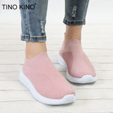 Women's Sneakers Flat Knitting Spring Women Shoes