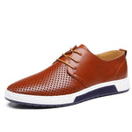 Merkmak New 2019 Men Casual Shoes Leather