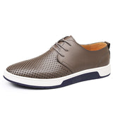 Merkmak New 2019 Men Casual Shoes Leather