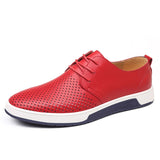 Merkmak New 2019 Men Casual Shoes Leather